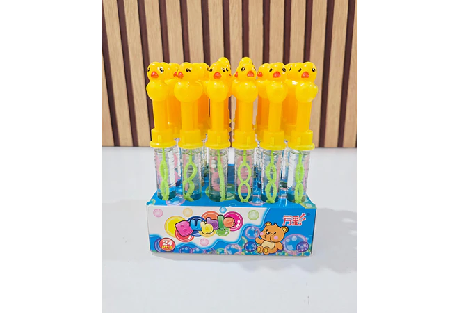 CAJITA CON 24 BURBUJEROS DIFERENTES DISEÑOS 🧼 🫧