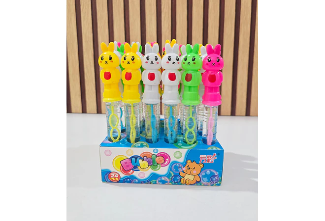 CAJITA CON 24 BURBUJEROS DIFERENTES DISEÑOS 🧼 🫧