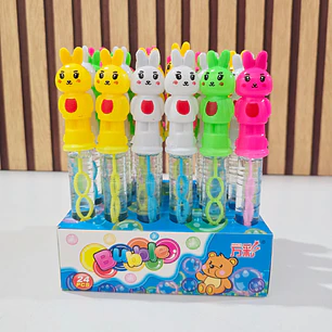 CAJITA CON 24 BURBUJEROS DIFERENTES DISEÑOS 🧼 🫧