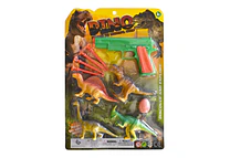 BLISTER PISTOLA CON DINOSAURIOS AL AZAR MOD# Pl0585  🦖
