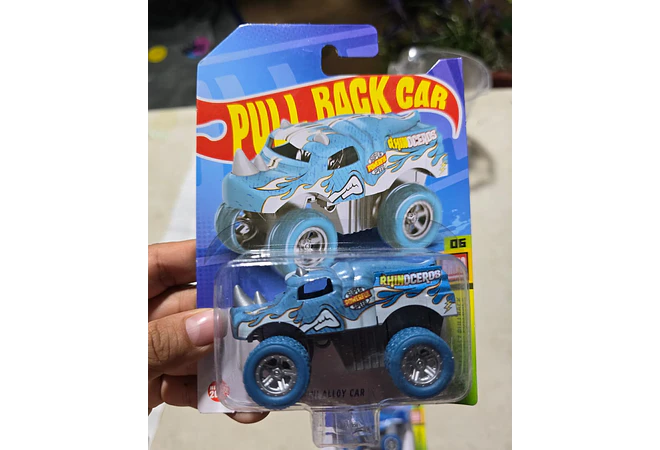 CARRITO PULL BACK ANIMALES MOD# HJ-32🚙
