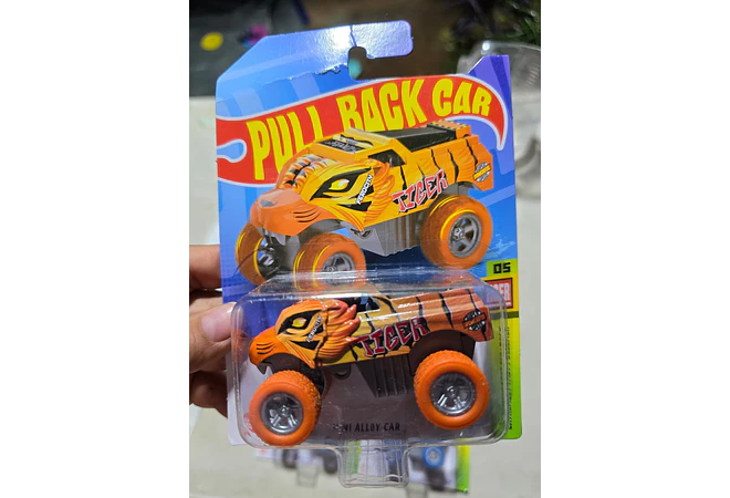 CARRITO PULL BACK ANIMALES MOD# HJ-32🚙