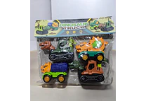 BOLSA CON 4 CARRITOS DINO MOD# KZ-21🚙🦖