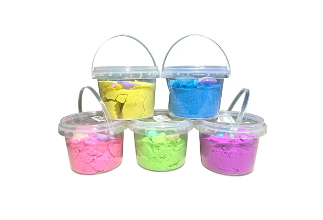 1 BOTE CON ARENA MÁGICA AL AZAR MOD# M86-6E-2 🪄