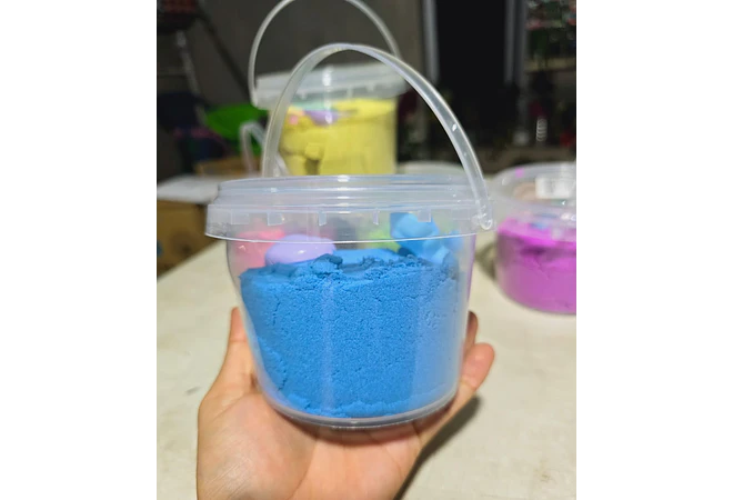 1 BOTE CON ARENA MÁGICA AL AZAR MOD# M86-6E-2 🪄