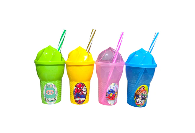 VASO/HELADO ECONÓMICO VARIOS PERSONAJES DE 300ML MOD# 01🍦