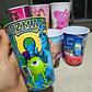 PAQ DE 2 VASITOS  PEQUEÑOS DE 250ML/ PERSONAJES CALIDAD ECONÓMICO MOD# 03  🕸️🥤 - Miniatura 2