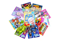 PAQ DE 3 LIBROS PARA COLOREAR VARIOS PERSONAJES DE NIÑA Y NIÑO(AL AZAR)🖍️