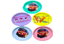 PAQ DE 5 PLATOS PEQUEÑOS ECONÓMICOS/PERSONAJES (1 DE CADA COLOR) MOD# 04 🥞🕸️