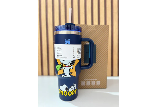 VASO TÉRMICO DE 1.18L DISEÑO SNOOPY MOD# S-49SNB  🥤🍋‍🟩