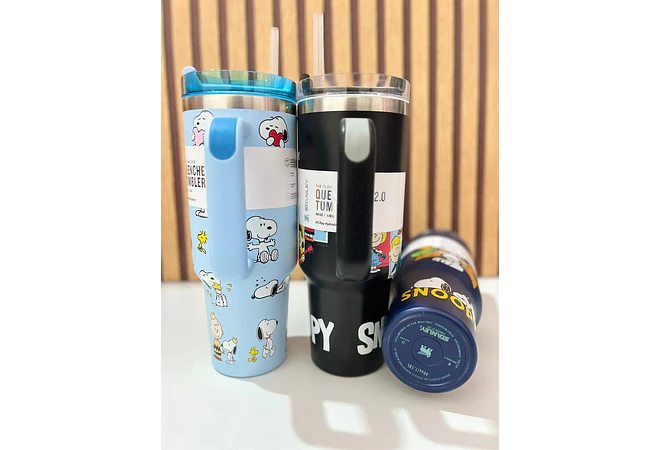 VASO TÉRMICO DE 1.18L DISEÑO SNOOPY MOD# S-49SNB  🥤🍋‍🟩