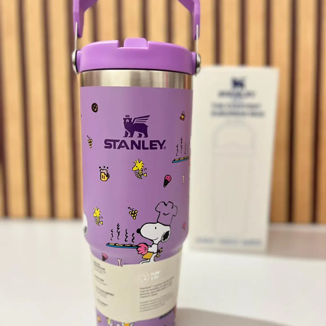 🥤VASO TÉRMICO DE 900ML CON ASA DISEÑO SNOOPY MOD# 1913  🍉 8
