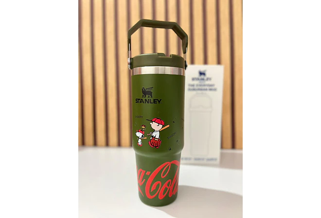 🥤VASO TÉRMICO DE 900ML CON ASA DISEÑO SNOOPY MOD# 1913  🍉