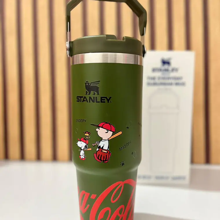 🥤VASO TÉRMICO DE 900ML CON ASA DISEÑO SNOOPY MOD# 1913  🍉 9