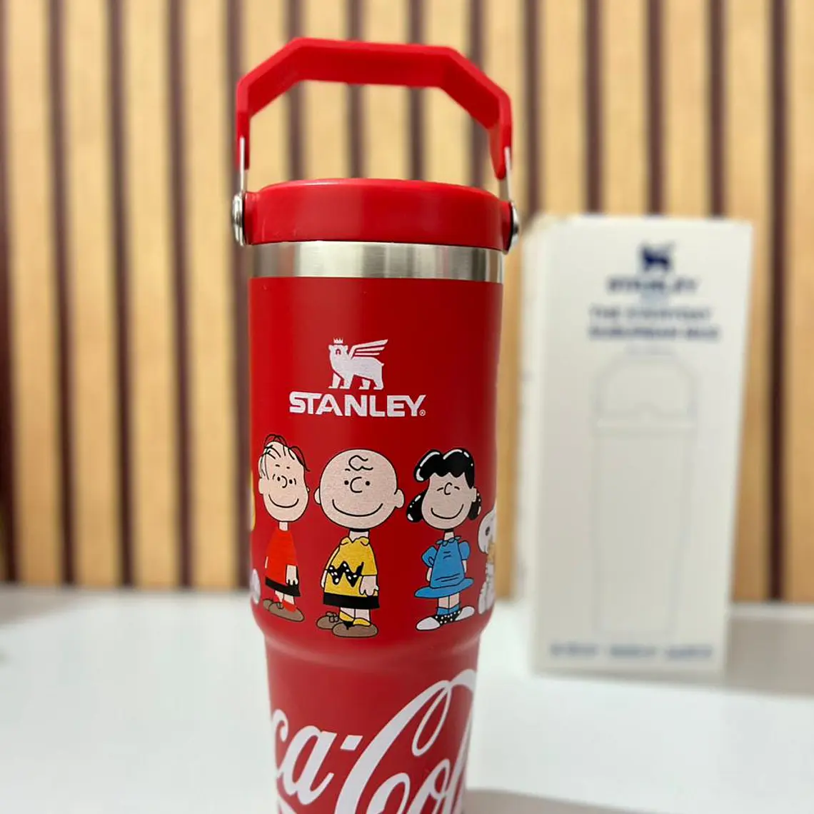 🥤VASO TÉRMICO DE 900ML CON ASA DISEÑO SNOOPY MOD# 1913  🍉 10