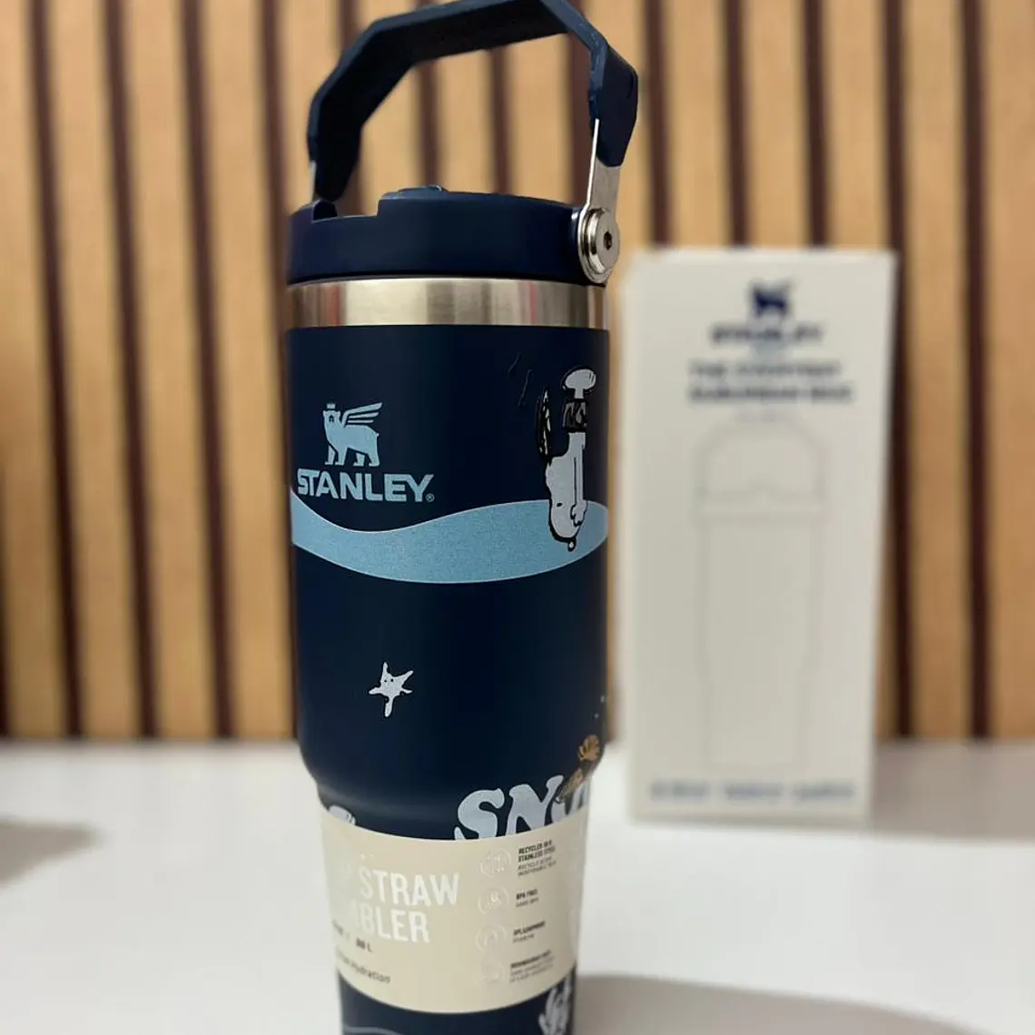 🥤VASO TÉRMICO DE 900ML CON ASA DISEÑO SNOOPY MOD# 1913  🍉 11