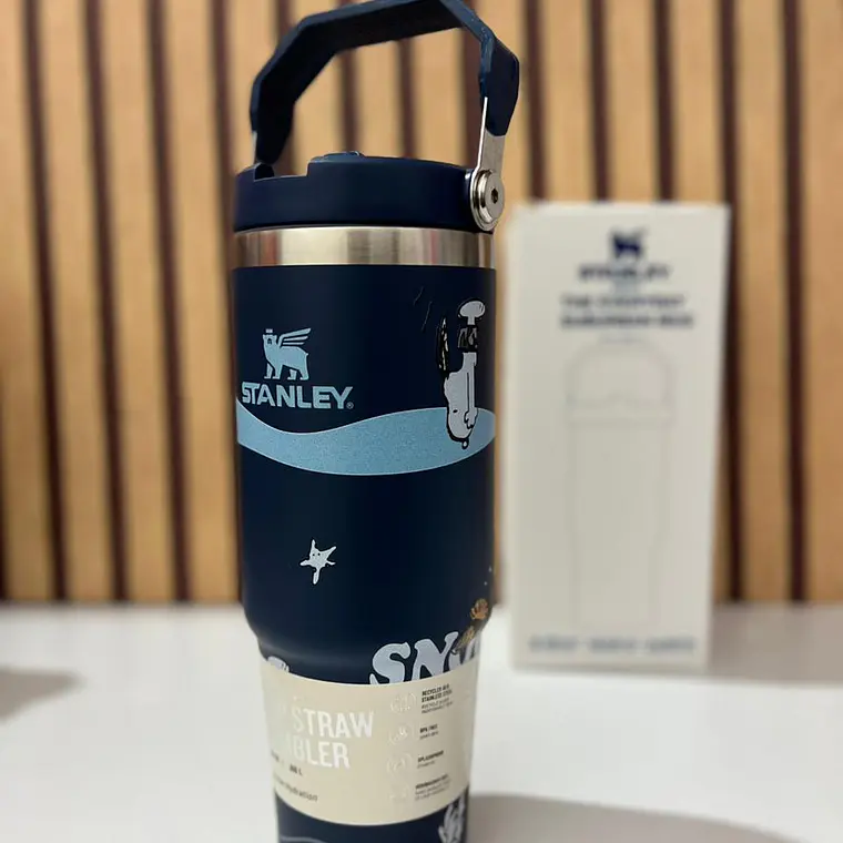 🥤VASO TÉRMICO DE 900ML CON ASA DISEÑO SNOOPY MOD# 1913  🍉 11
