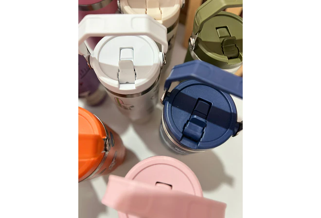 🥤VASO TÉRMICO DE 900ML CON ASA DISEÑO SNOOPY MOD# 1913  🍉