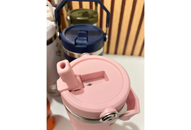 🥤VASO TÉRMICO DE 900ML CON ASA DISEÑO SNOOPY MOD# 1913  🍉