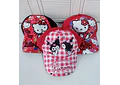 1 GORRA INFANTIL PARA NIÑAS DISEÑO HELLO KITTY O KUROMI MOD# SRIO
