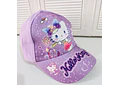 1 GORRA INFANTIL PARA NIÑAS DISEÑO HELLO KITTY O KUROMI MOD# SRIO