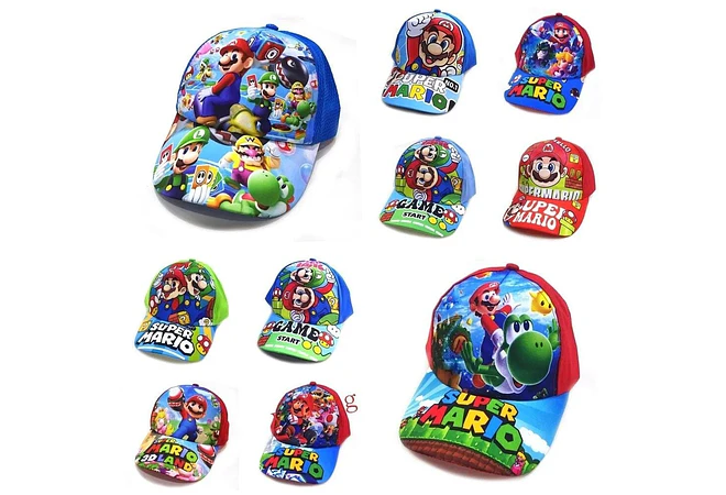 1 GORRA INFANTIL DISEÑO MARIO BROSS