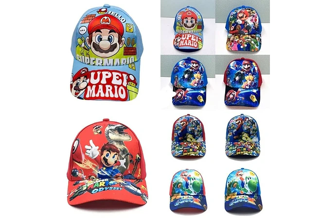 1 GORRA INFANTIL DISEÑO MARIO BROSS