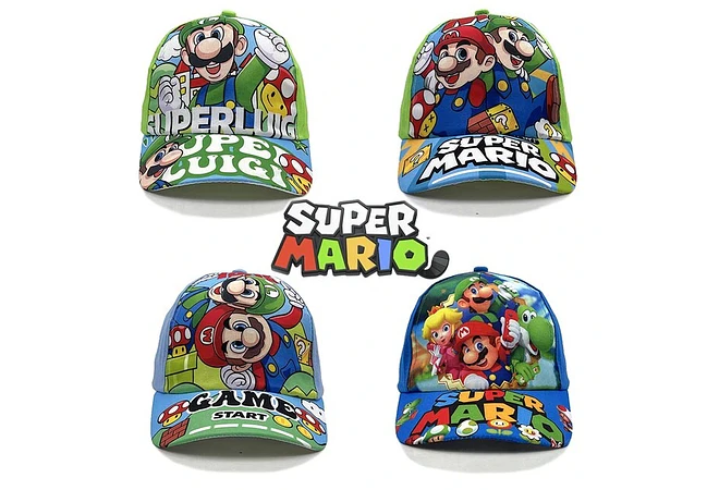 1 GORRA INFANTIL DISEÑO MARIO BROSS
