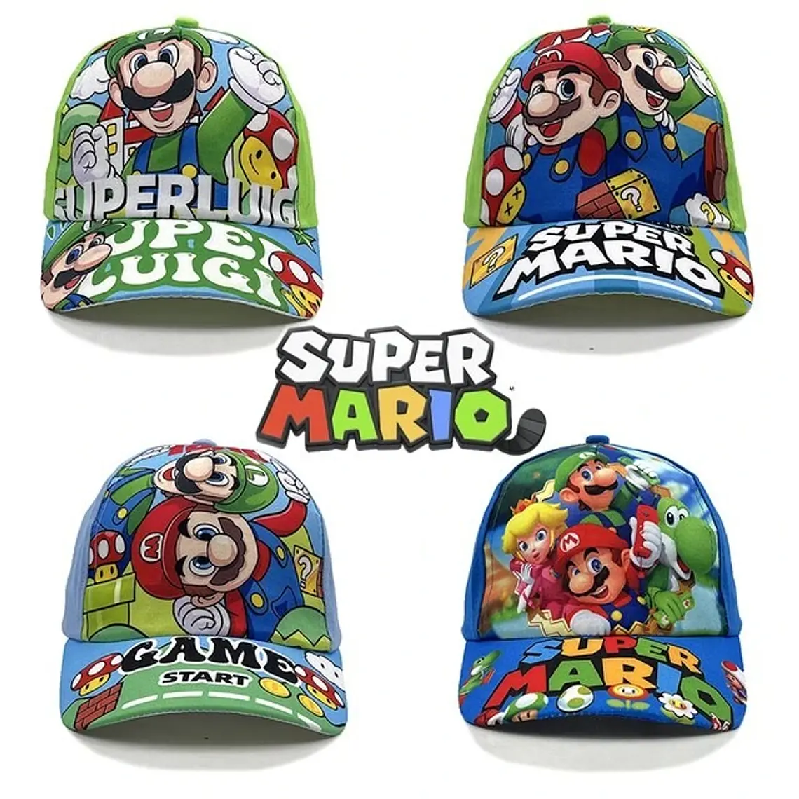 1 GORRA INFANTIL DISEÑO MARIO BROSS 3