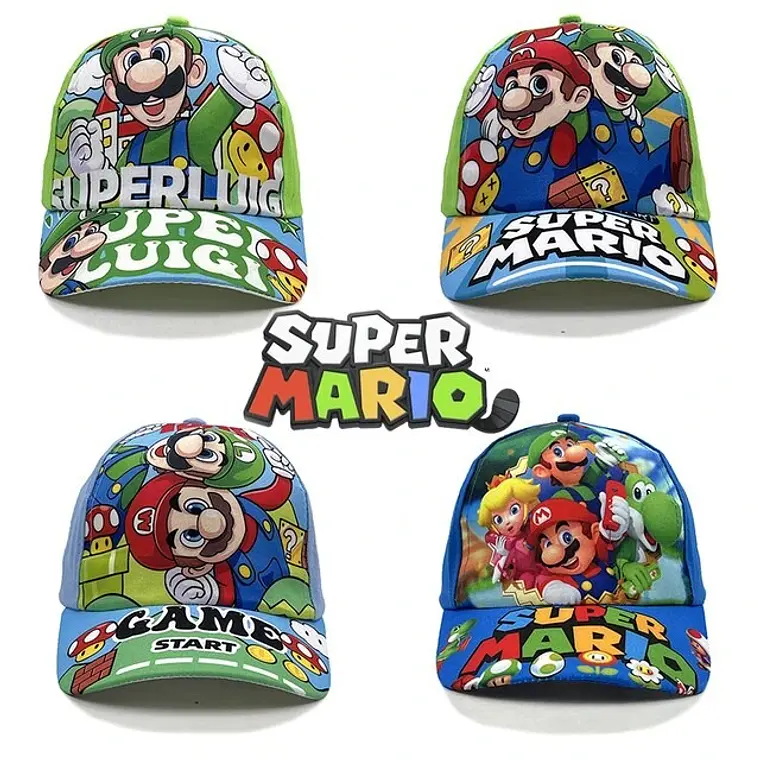 1 GORRA INFANTIL DISEÑO MARIO BROSS 3