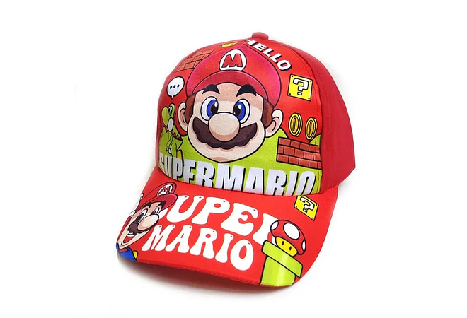 1 GORRA INFANTIL DISEÑO MARIO BROSS