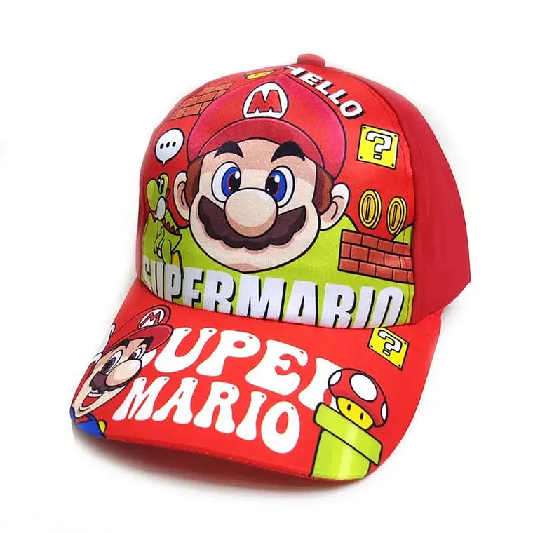 1 GORRA INFANTIL DISEÑO MARIO BROSS 4