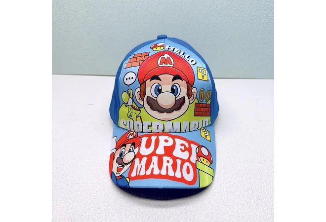 1 GORRA INFANTIL DISEÑO MARIO BROSS