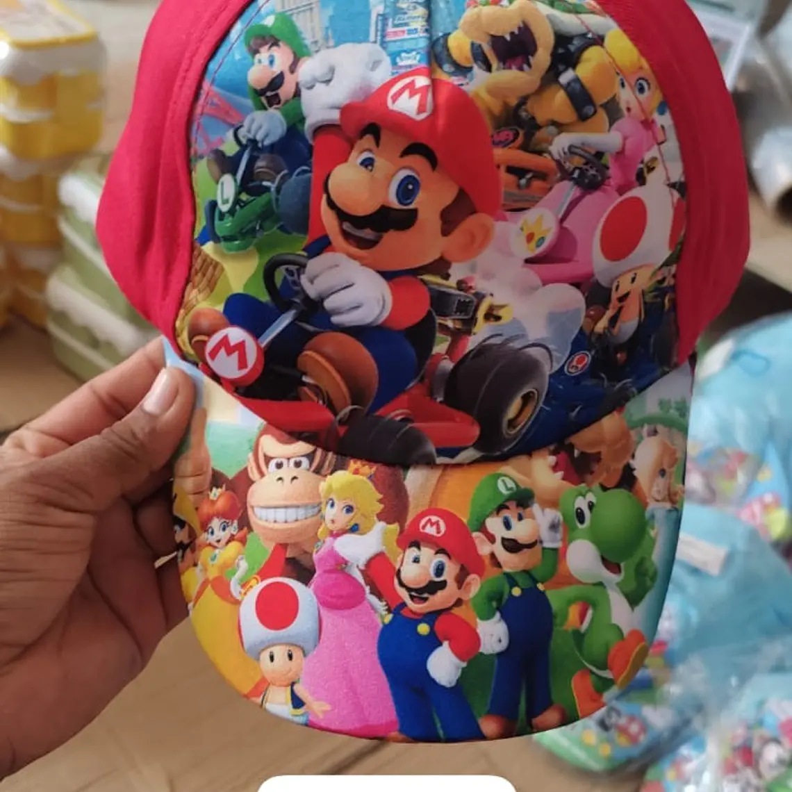 1 GORRA INFANTIL DISEÑO MARIO BROSS 9