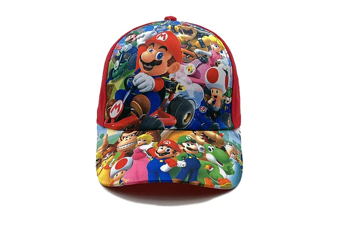 1 GORRA INFANTIL DISEÑO MARIO BROSS