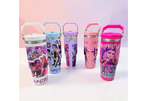 VASO TÉRMICO CON ASA  DISEÑO GUERRERAS KPOP DE 800ML MOD# VFT30
