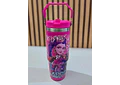 VASO TÉRMICO CON ASA  DISEÑO GUERRERAS KPOP DE 800ML MOD# VFT30