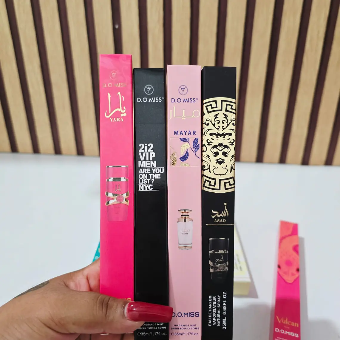 PAQ DE 9 PERFUMES DE BOLSILLO 1 DE C/U DAMA Y CABALLERO 3