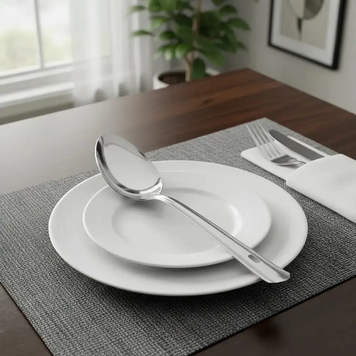 CUCHARA DE ALUMINIO GRANDE O MEDIANA 🥄 4