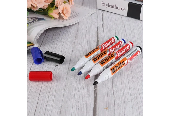 SET DE 4 MARCADORES PARA PIZARRÓN MOD# C-882  📑
