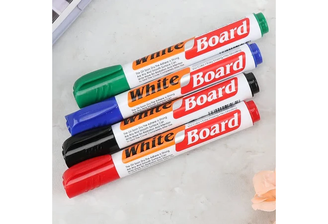 SET DE 4 MARCADORES PARA PIZARRÓN MOD# C-882  📑