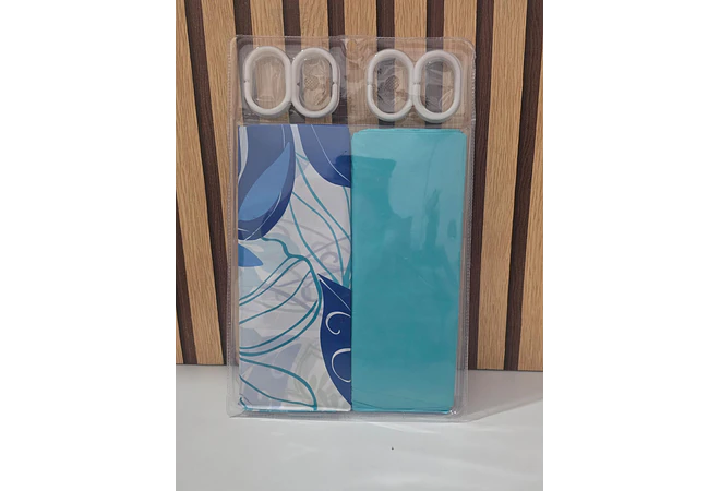 DUO DE CORTINAS PARA BAÑO 180CM X 180CM COLORES AL AZAR MOD# KCB04