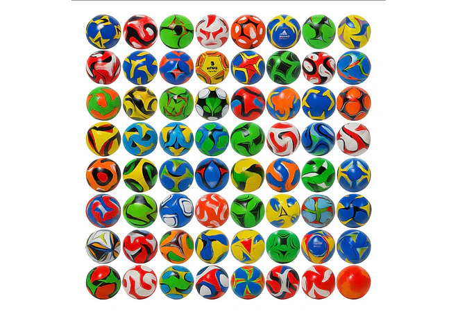 BALÓN #5 DE FÚTBOL VARIOS COLORES AL AZAR MOD# B100  ⚽- COPIAR