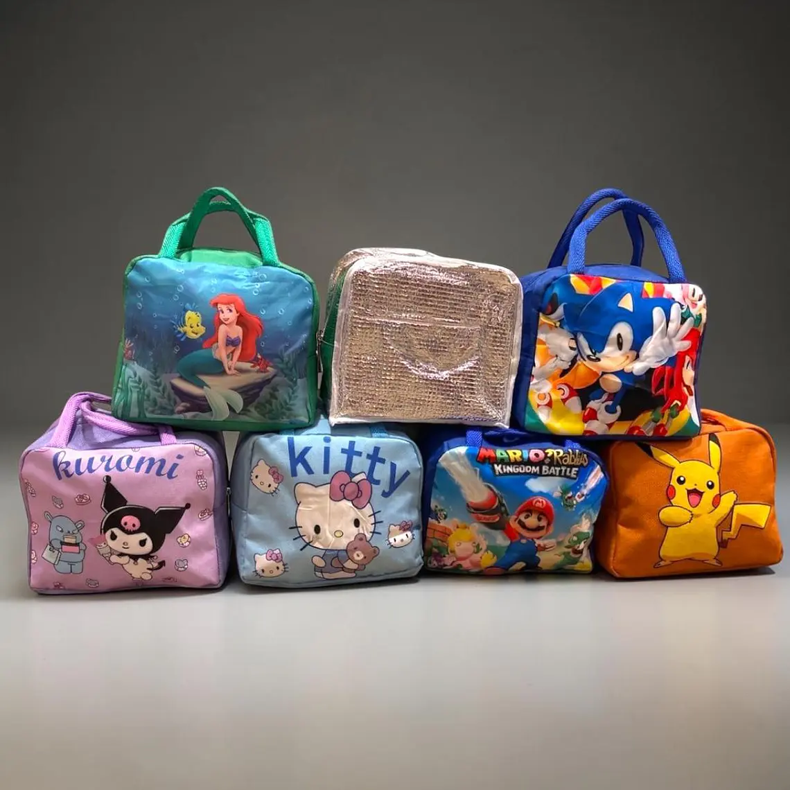 LONCHERITAS TÉRMICAS VARIOS PERSONAJES NIÑO O NIÑA AL AZAR🥪🍬 1