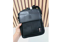 BOLSA MARICONERA NEGRA PARA CABALLERO  (POLWRNG 🐎) MOD# MK802-10