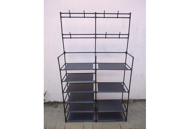 PERCHERO/ORGANIZADOR NEGRO PARA ZAPATOS MOD# YH6604-2👚🗄️