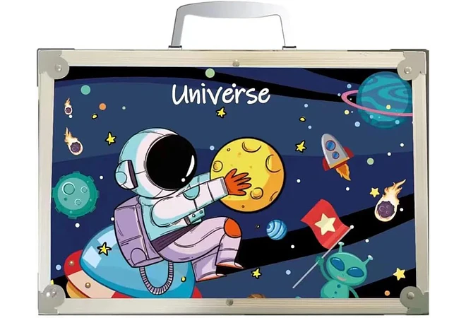  ESTUCHE CON KIT DE DIBUJO PROFESIONAL DE PINTURAS MOD# PL145 