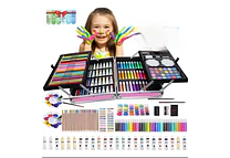  ESTUCHE CON KIT DE DIBUJO PROFESIONAL DE PINTURAS MOD# PL145 