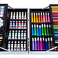  ESTUCHE CON KIT DE DIBUJO PROFESIONAL DE PINTURAS MOD# PL145  - Miniatura 4
