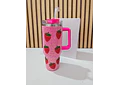 VASO ACABADO DIAMANTE FRESAS Y CEREZAS DE 1000 ML MOD# 🍒 🍓 💎